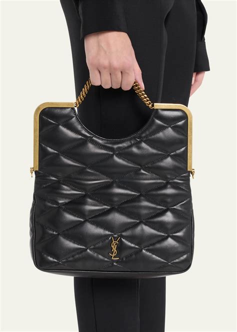 cerniera ysl quilted leather top-handle bag|cerniera handbags.